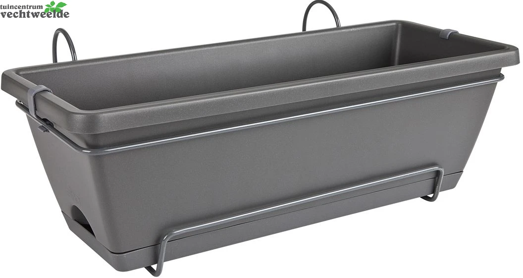 Elho Balkonbak Barcelona Alin1 D50 Antraciet 1 Elho Balkonbak Barcelona Alin1 D50 Antraciet