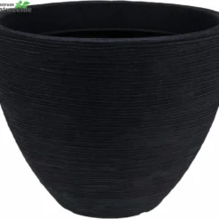 BLOEMPOT ANTRACIET DIA 40X31CM