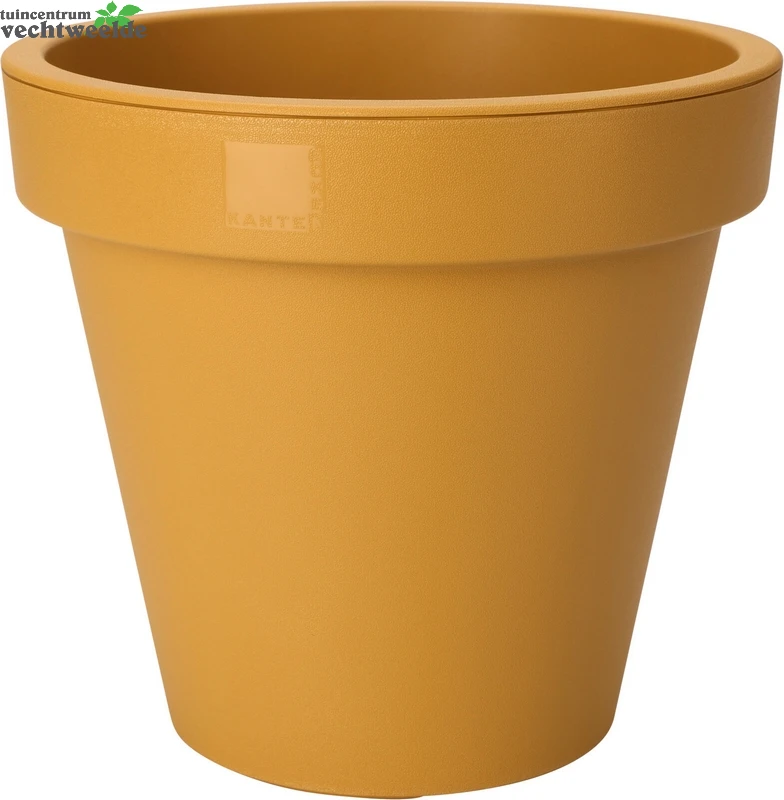 BLOEMPOT EK ROND 50CM OKER 1 BLOEMPOT EK ROND 50CM OKER
