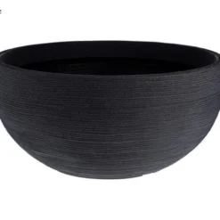 BLOEMPOT GERIBBELD ROND