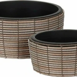 BLOEMPOT ROND SCHAAL Groot Per Stuk