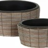 BLOEMPOT ROND SCHAAL Klein Per Stuk
