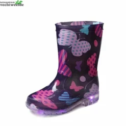 Kinderlaars Mila Paars Led Maat 21