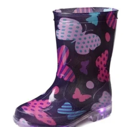 Kinderlaars Mila Paars Led Maat 29