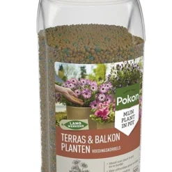 Pokon Terras & Balkon Planten Langwerkende Voedingskorrels 800 Gram