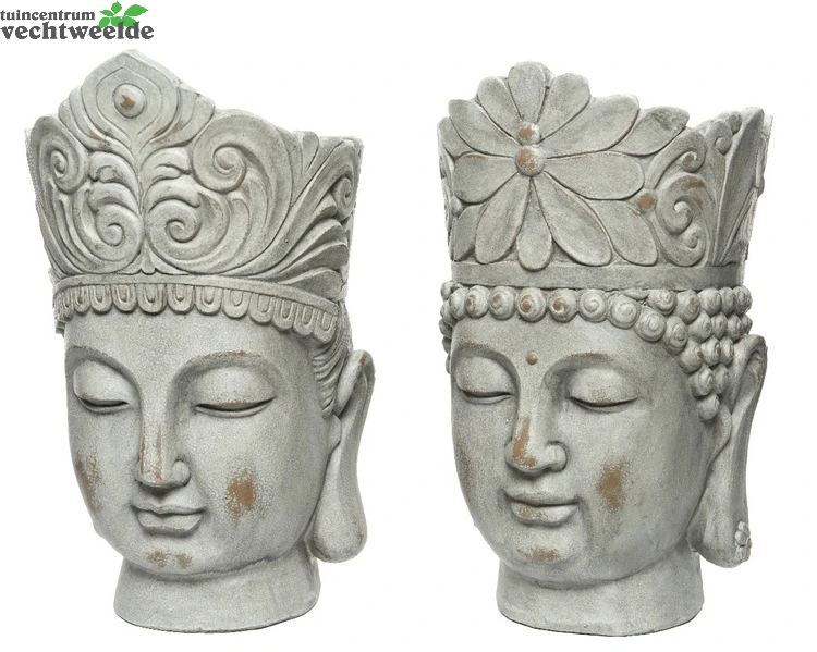 Decoris Pot Boedha Poly L23b25h36 Grey Wash Assorti Per Stuk 1 Decoris Pot Boedha Poly L23b25h36 Grey Wash Assorti Per Stuk