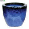 Pot Egg D31h25cm Blauw