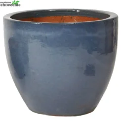 Pot Egg Glazuur D31h25cm Grijs