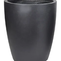 Pot Egg Hoog Cf D42h52cm Zwart