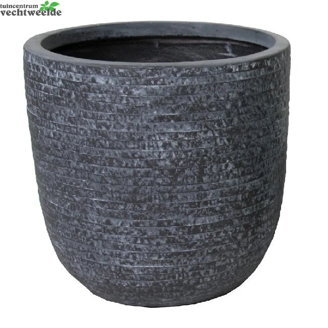 Pot Egg Utah D39h38cm Grafiet 1 Pot Egg Utah D39h38cm Grafiet