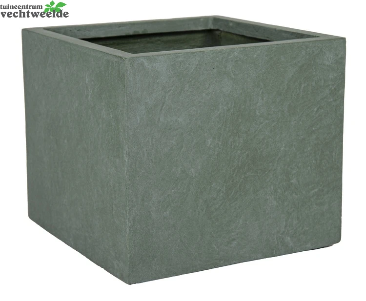 Pot Kubus Cf B28h28 Groen 1 Pot Kubus Cf B28h28 Groen
