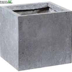 Pot Kubus Clay Fibre B34 - H30 Cm Authentiek Grijs -Tuin Landschap Verkoop pot kubus clay fibre b34 h30 cm authentiek grijs 280x268 62093f9aaa9ec l