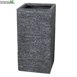 Pot Kubus Hg B23h51cm Grafiet