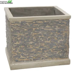 Pot Kubus Jambi D30 - H28cm Grijs