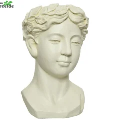 Decoris Pot Magnesium L24b24h37cm Wit