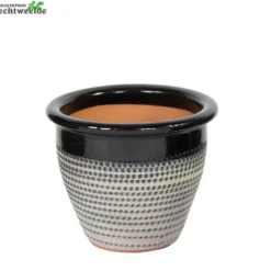 Pot Planter Relief D38 - H31 Zacht Grijs