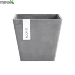 Pot Rotterdam Grijs L20b20h18cm