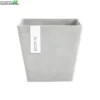 Pot Rotterdam Witgrijs L20b20cmh18