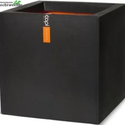 Pot Vierkant Ii L30b30h30cm Zwart