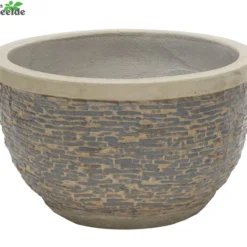 Schaal Jambi D36 - H22cm Grijs