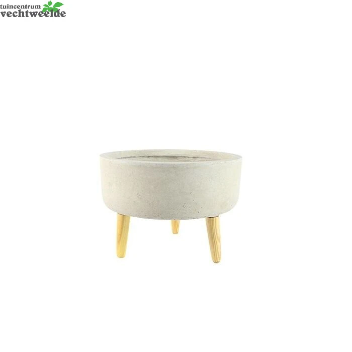 Schaal Ruth D37h27cm Zand 1 Schaal Ruth D37h27cm Zand