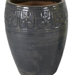 Vaas Off Glazuur D58 - H71 Blauw M